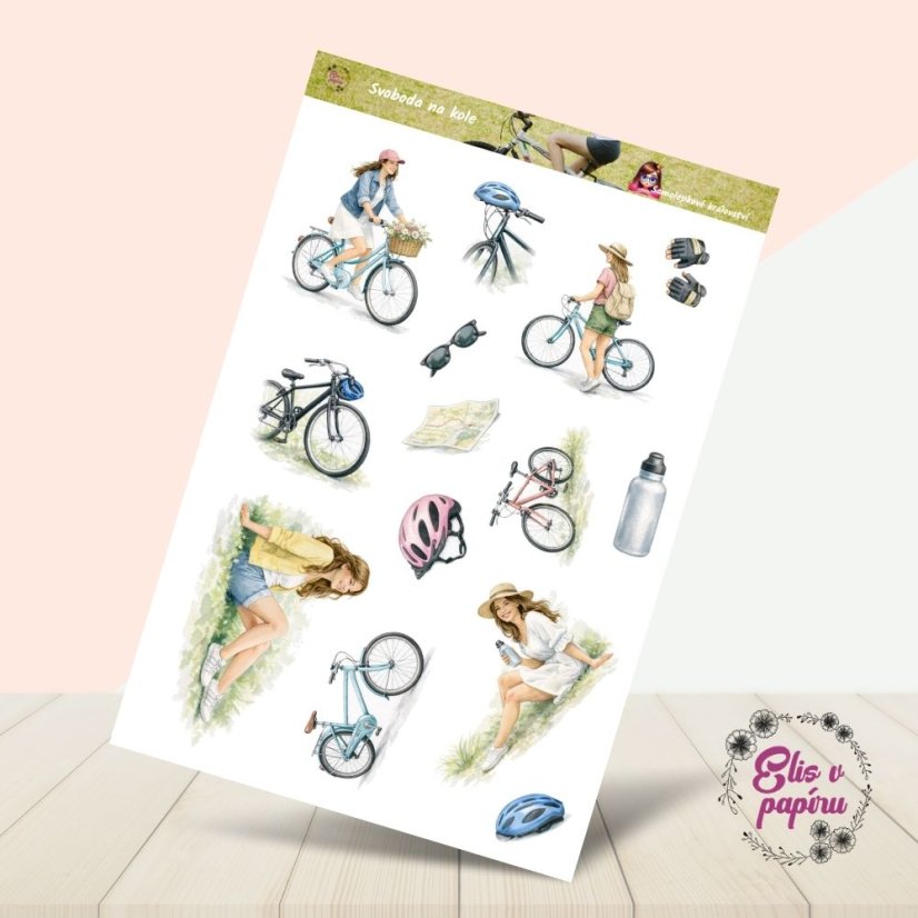 Svoboda na kole | Samolepky do diáře