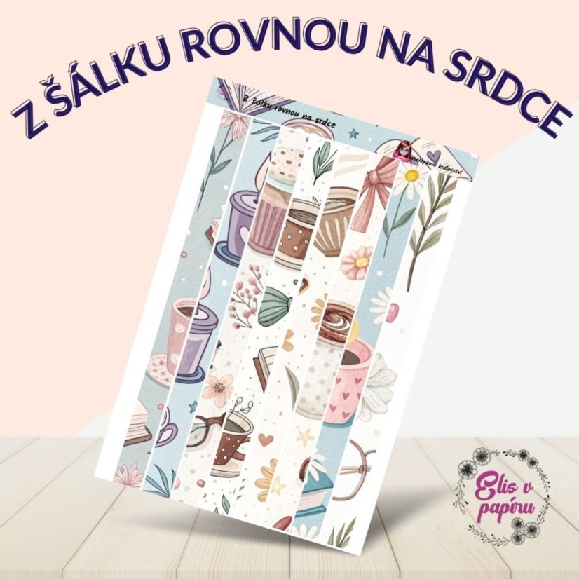 Z šálku rovnou na srdce | Samolepky do diáře