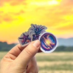 Noční oceánská párty | Malé kusové samolepky pro diář i scrapbook