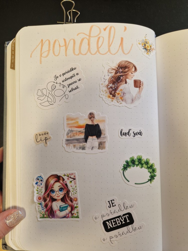 Tvoření od Monči Dyškantové - Jarní latte, Tvoje slova, tvoje chvíle, Jaro s Elis, Motivační citáty do diáře