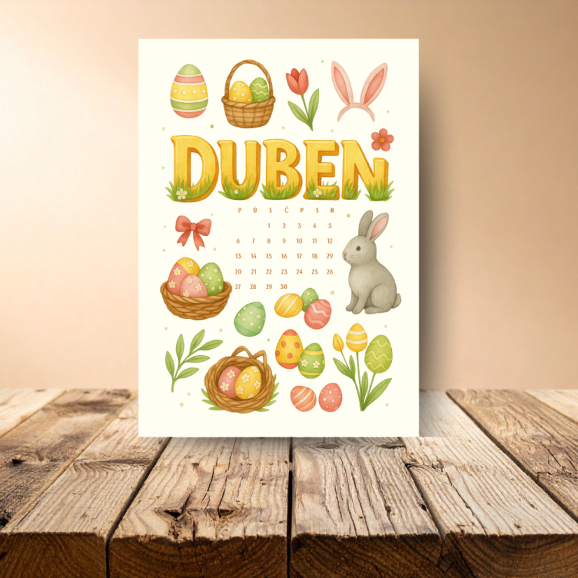 Rok v samolepkách A5 | 13 Kusovek jako rozdělovník A5