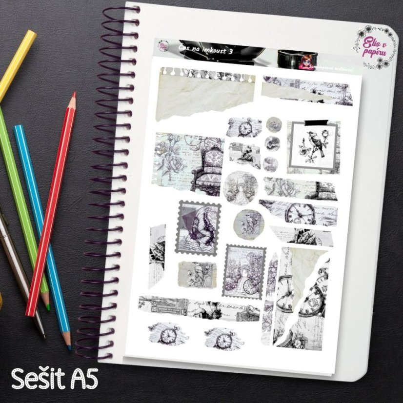 Čas na inkoust 3 | Samolepky do diáře