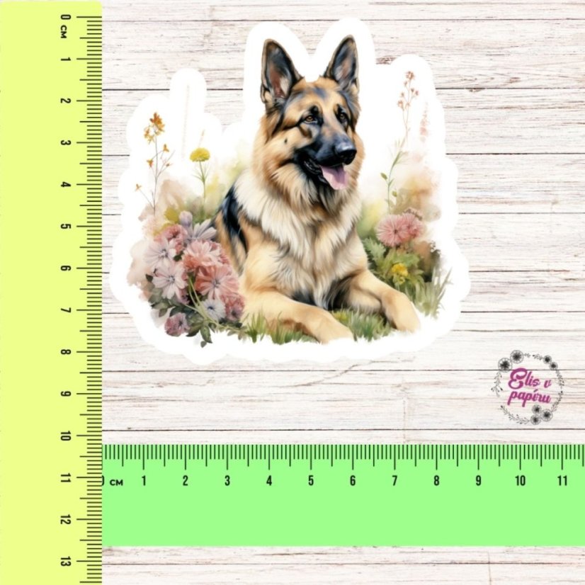 Německý ovčák | Samolepka do diáře | Limitka