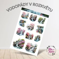 Vodopády v rozkvětu | Samolepky do diáře