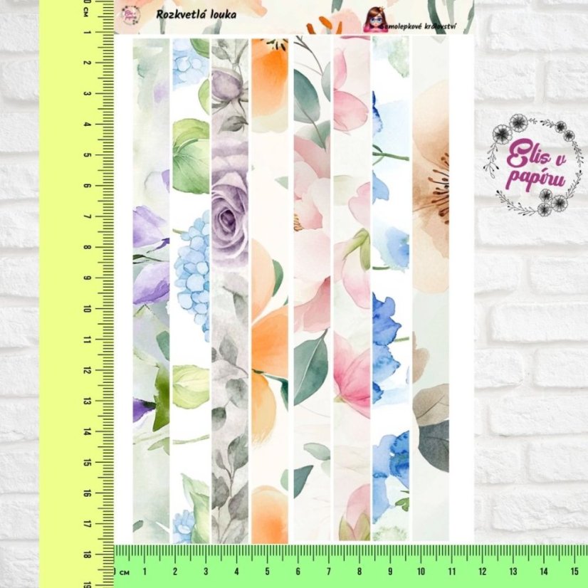 Rozkvetlá louka | Samolepky do diáře