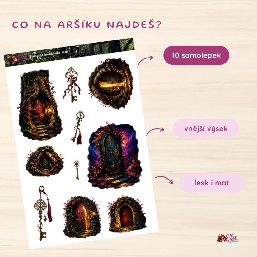 Kouzelný les | Limitovaná sada | Lesk a mat