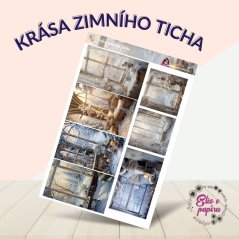 Krása zimního ticha | Samolepky do diáře - obrázkové boxy