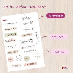 Nezapomeň | Texty | Menší funkční aršík