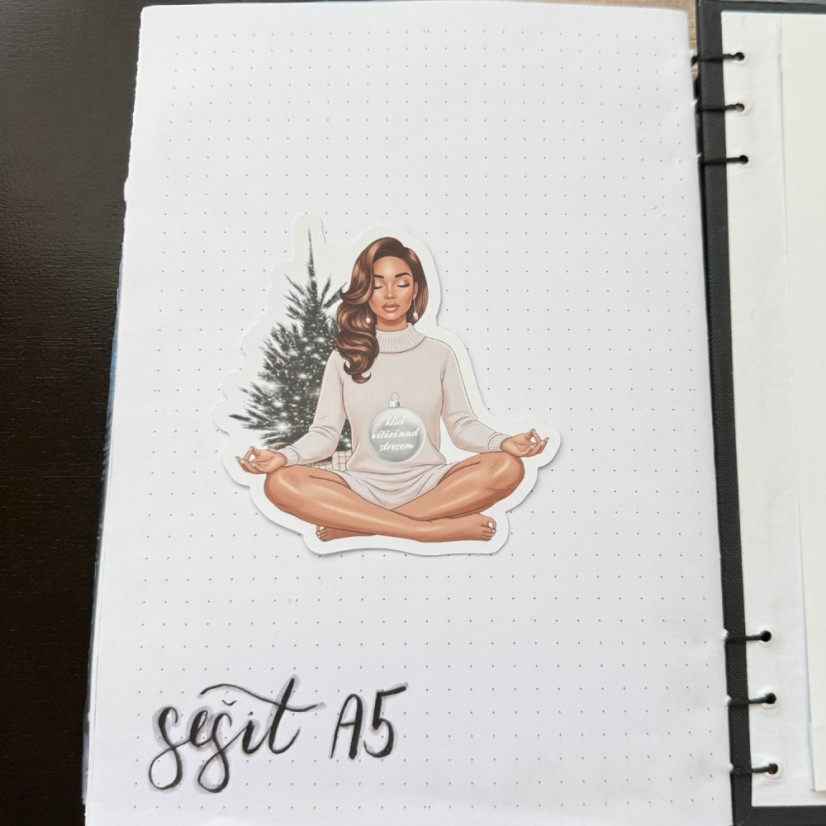 Klid vítězí nad stresem | Samolepky do diáře