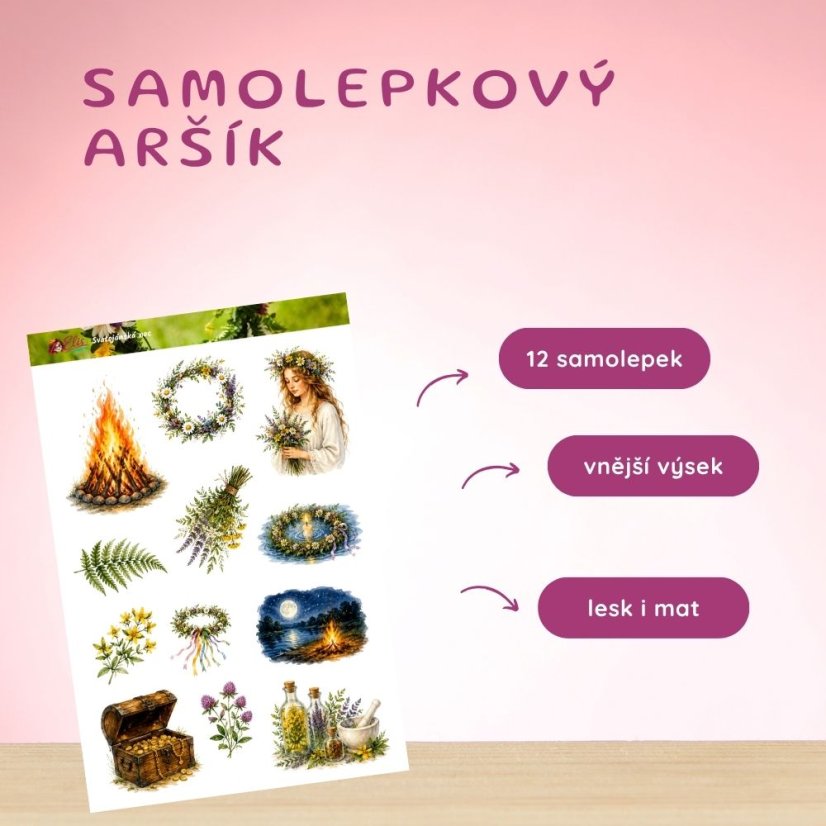 Svatojánská noc | Samolepky do diáře