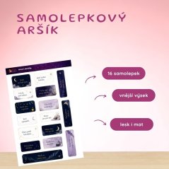 Večerní okamžiky  |  Samolepky do diáře