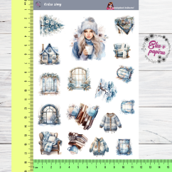 Krása zimy | Samolepky do diáře