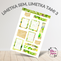 Limetka sem, limetka tam! 3 | Samolepky do diáře