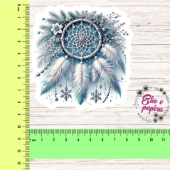 Lapač zimních snů | Maxi kusová samolepka pro diář i scrapbook