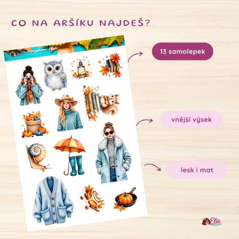 Moje podzimní nálada | Samolepky do diáře