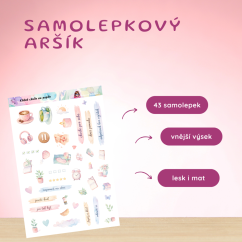 Klidné chvíle na papíře | Samolepky do diáře
