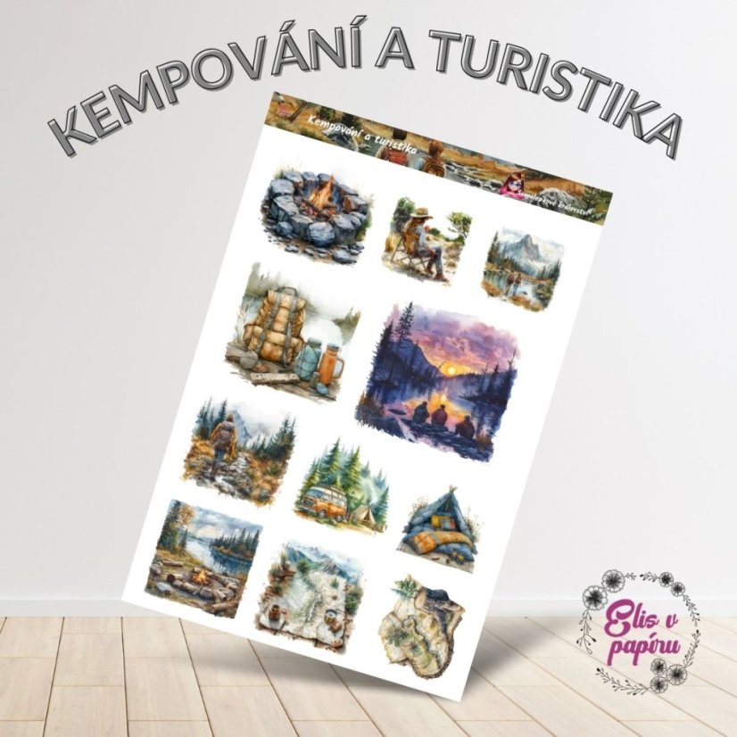 Kempování a turistika | Samolepky do diáře