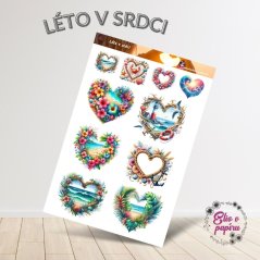 Léto v srdci | Samolepky do diáře