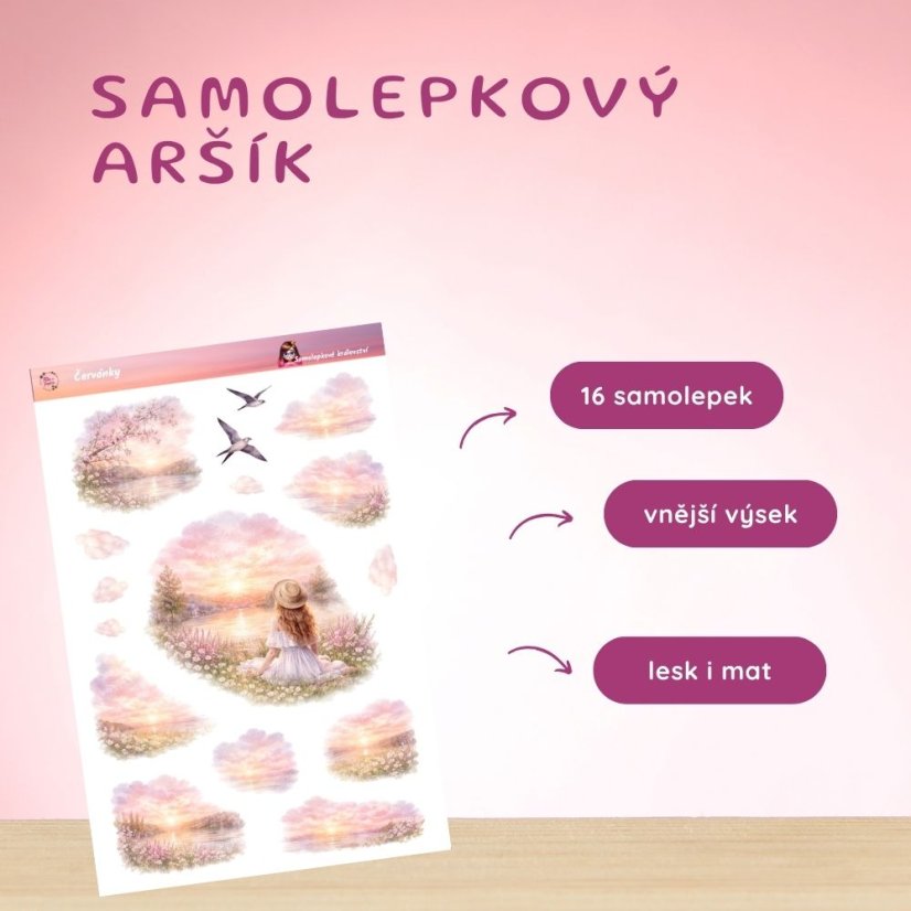 Červánky | Samolepky do diáře