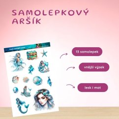 Kouzlo mořských panen | Samolepky do diáře | Limitka