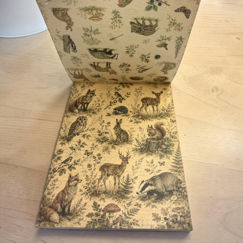 Lesní zvířátka | Sada na journaling a scrapbook
