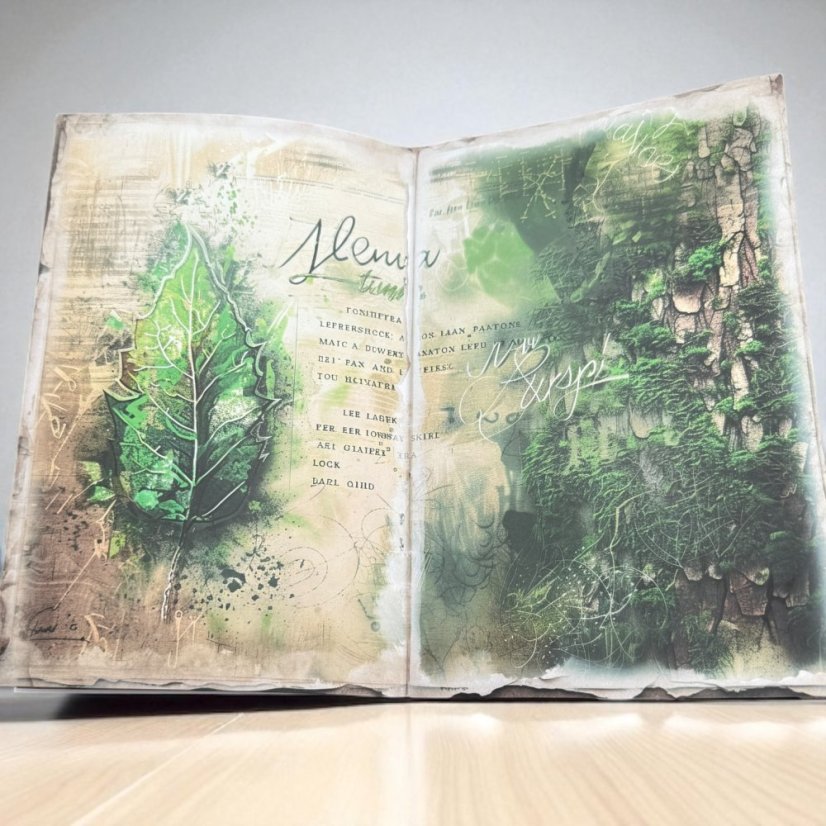 Vintage lesní sešit