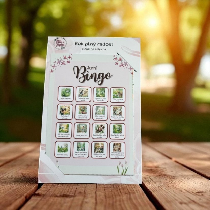 Bingo na celý rok | Aktivity na každé roční období