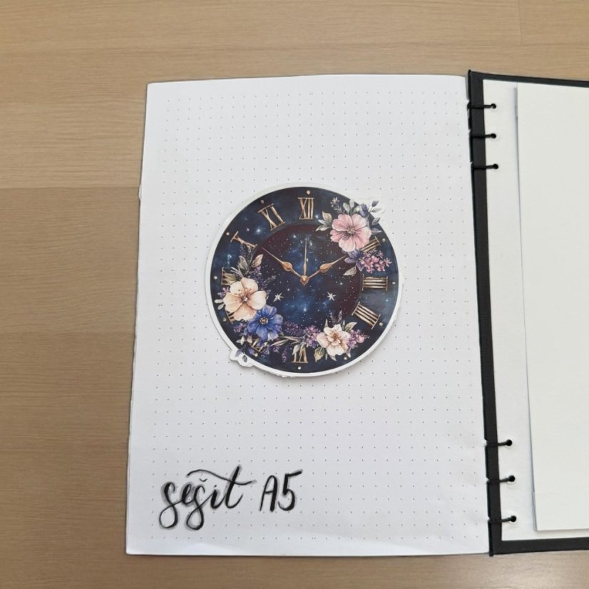 Hodiny, co kvetou | Samolepky do diáře