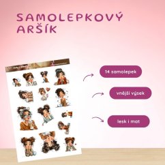 Holky s kávou | Samolepky do diáře