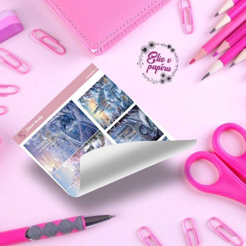 Samolepky do diáře i na scrapbook od Elis v papíru. Tyto boxy sedí i do diářů happy Planner.