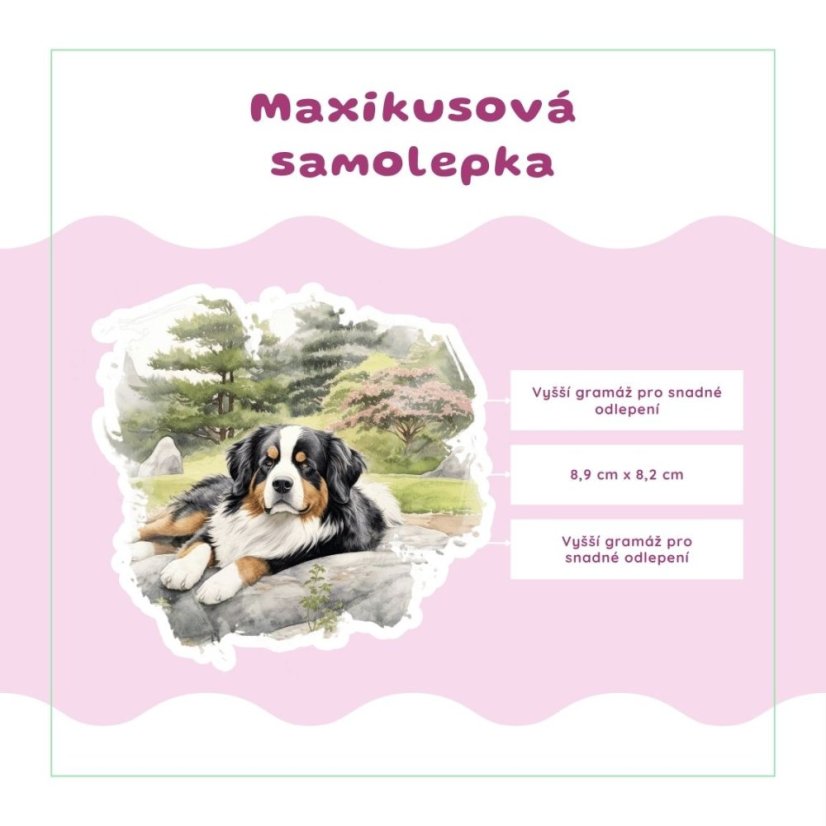 Bernský salašnický | Samolepka do diáře | Limitka