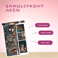 Kouzelné Vánoce v lese | Samolepky do diáře - obrázkové boxy