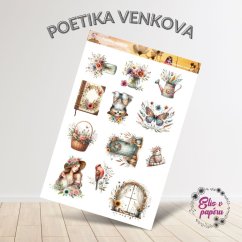 Poetika venkova | Samolepky do diáře