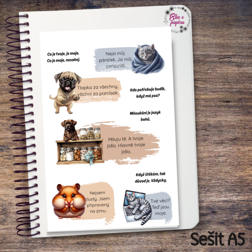 Samolepková knížka: Domov plný mazlíčků | Zvířátkové samolepky do diáře