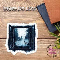 Okno do lesa  | Samolepky do diáře