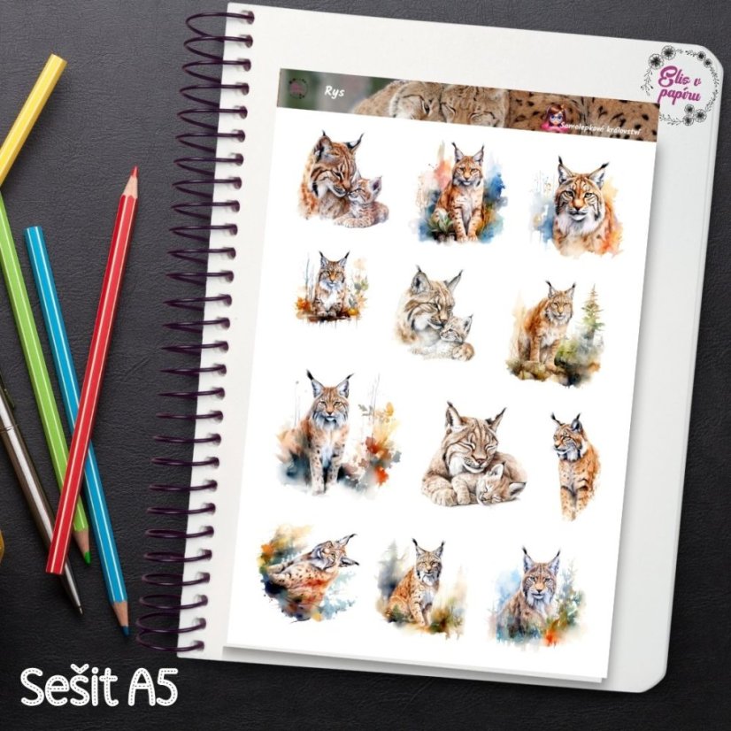 Rys | Samolepky do diáře
