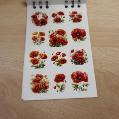 Samolepková knížka: Květiny