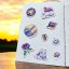 Noční oceánská párty | Malé kusové samolepky pro diář i scrapbook