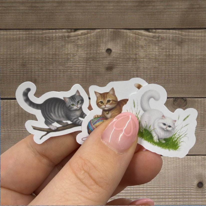 Kočičky | Malé kusové samolepky pro diář i scrapbook