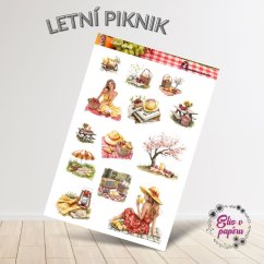 Letní piknik | Samolepky do diáře