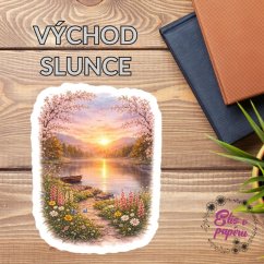 Východ slunce | Samolepka do diáře