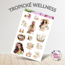 Tropické wellness  | Samolepky do diáře