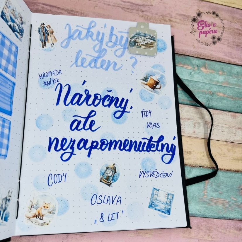 Stylová papírová magnetická záložka do knížky s nápisem tuhle kapitolu ještě zvládnu