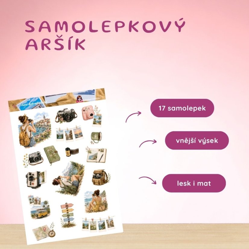 Foto dobrodružství | Samolepky do diáře