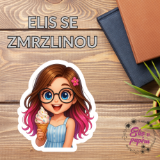 Elis se zmrzlinou | Samolepky do diáře