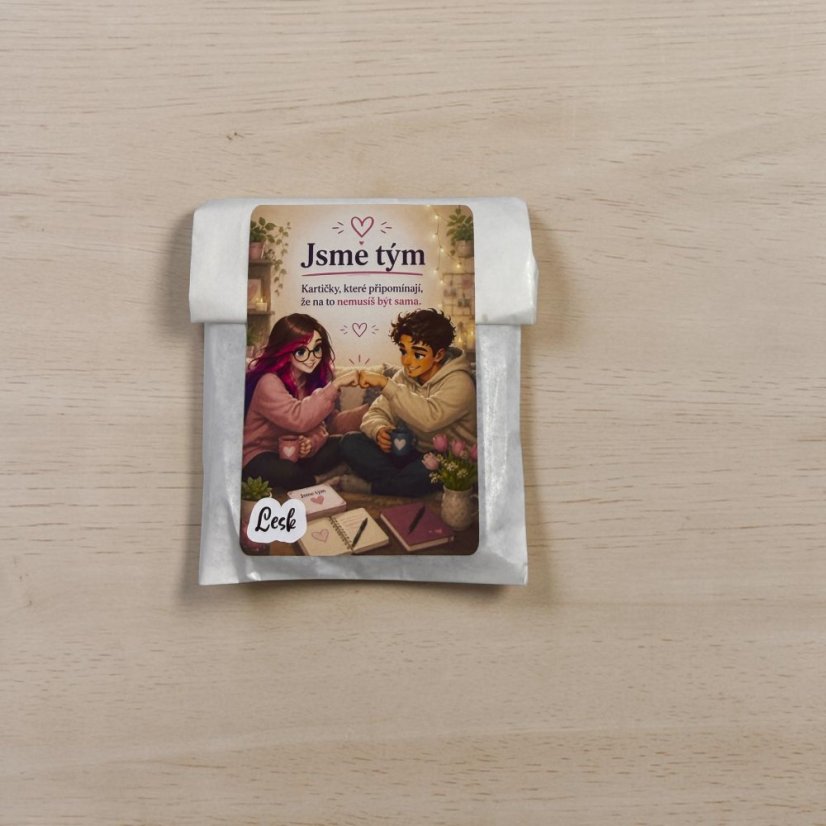 Jsme tým | Velké kusové samolepky afirmačních kartiček