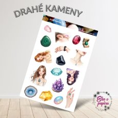 Drahé kameny | Samolepky do diáře