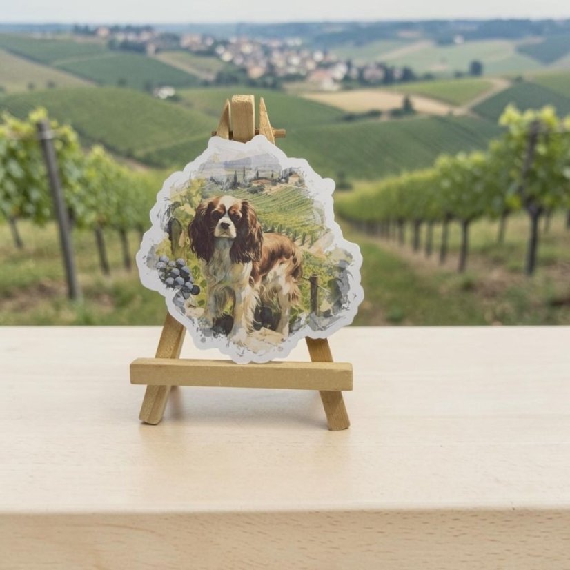 Kavalír king Charles španěl | Samolepka do diáře | Limitka