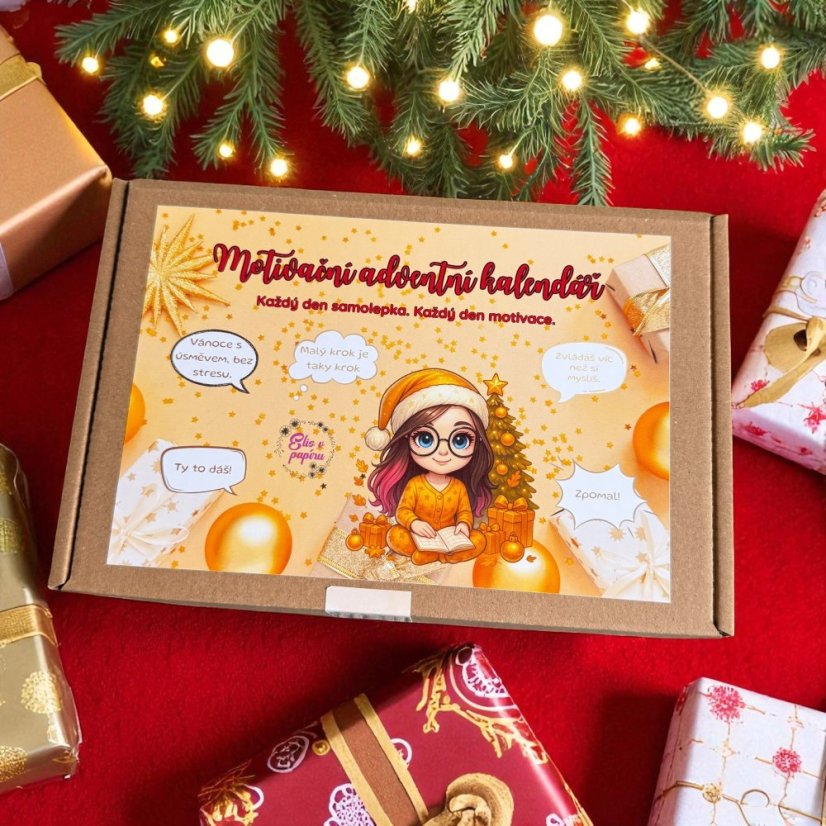 Motivační adventní kalendář | Advent se samolepkami