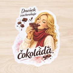 Dnešek zachraňuje čokoláda | Samolepky do diáře